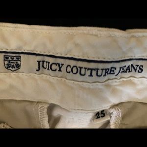Juicy denim  quarter length pant wide leg pant